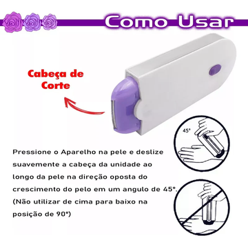 Depiladora Indolor Finishing touch sem fios - OnLike